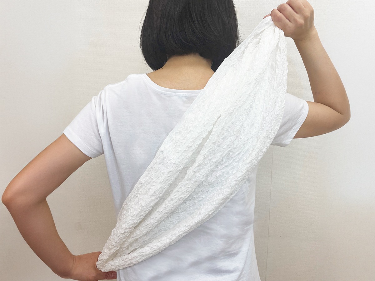 マシュマロしるくボディタオル（ワイド）