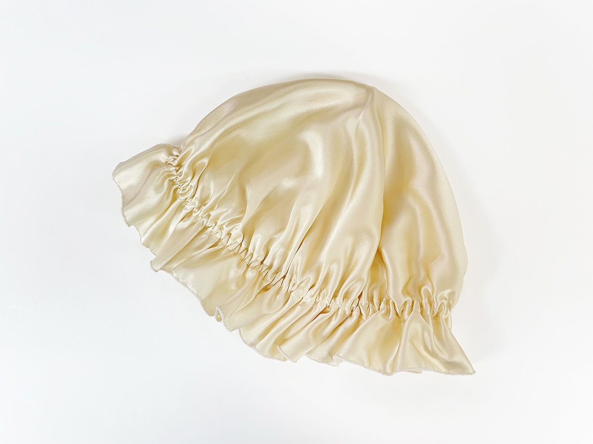 ラグジュアリー　シルクナイトキャップ