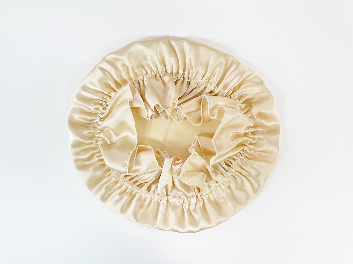 ラグジュアリー　シルクナイトキャップ