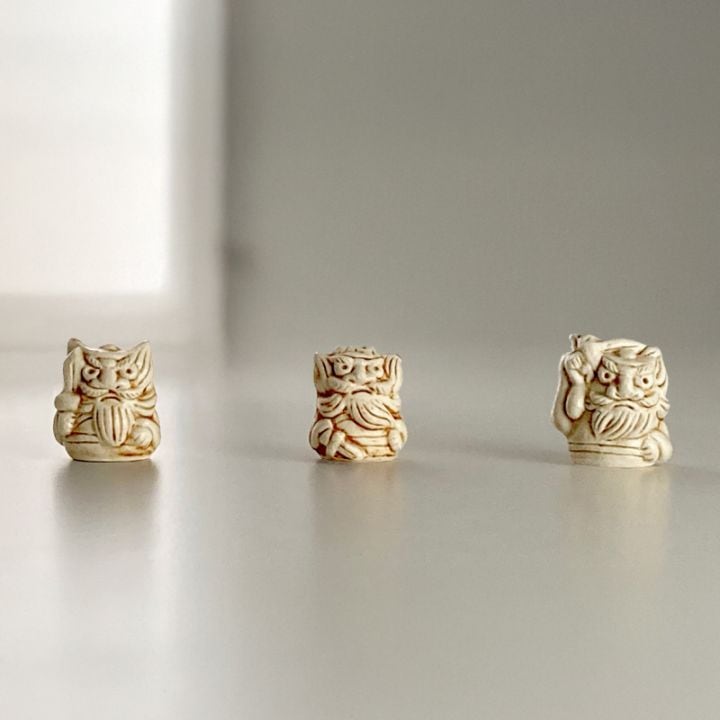 小さな鍾馗さん《黄瀬戸》