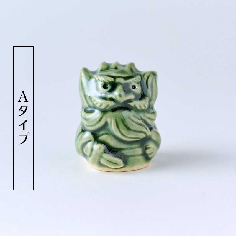 【 100年前の鍾馗さま 】　大正時代　オリジナル付属品、桐箱付 小さな鍾馗さん《織部》 | 雑貨