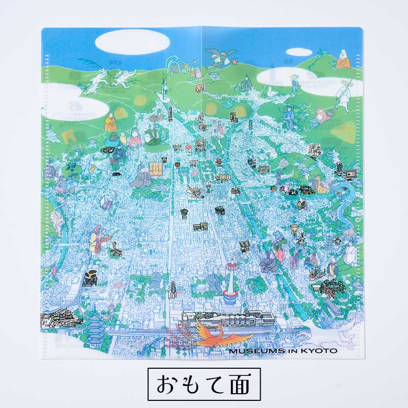 チケットホルダー《京都四季鳥瞰図-ミュージアム編》 | 京都手帖