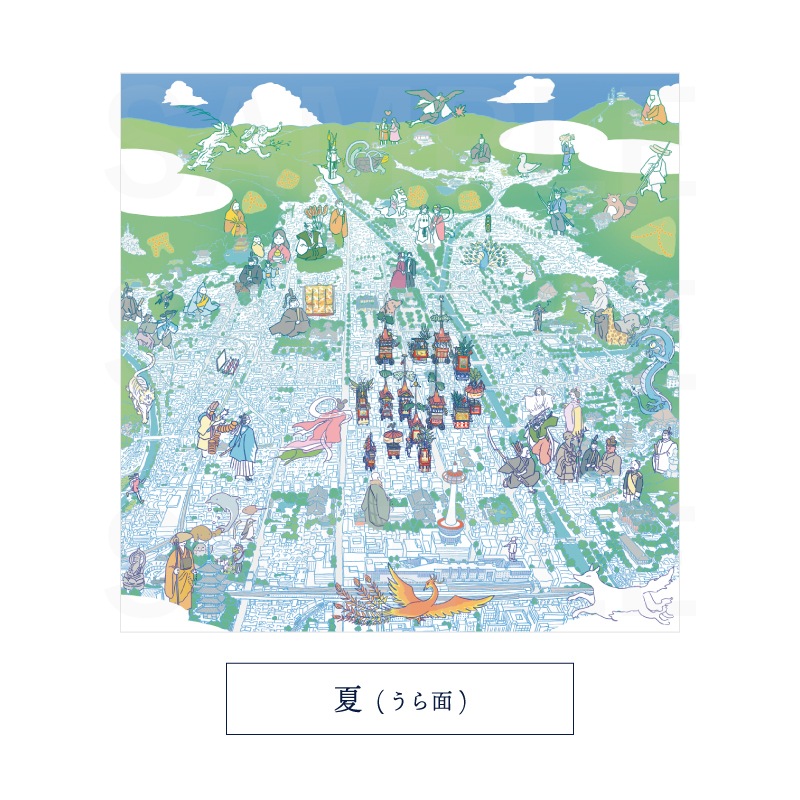 メモ帳《京都四季鳥瞰図》