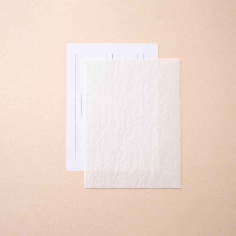 雲母摺り便箋《三十六歌仙》赤口  