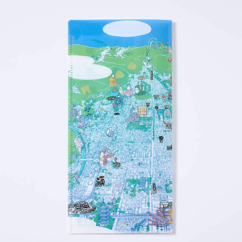 チケットホルダー《京都四季鳥瞰図-ミュージアム編》 | 京都手帖