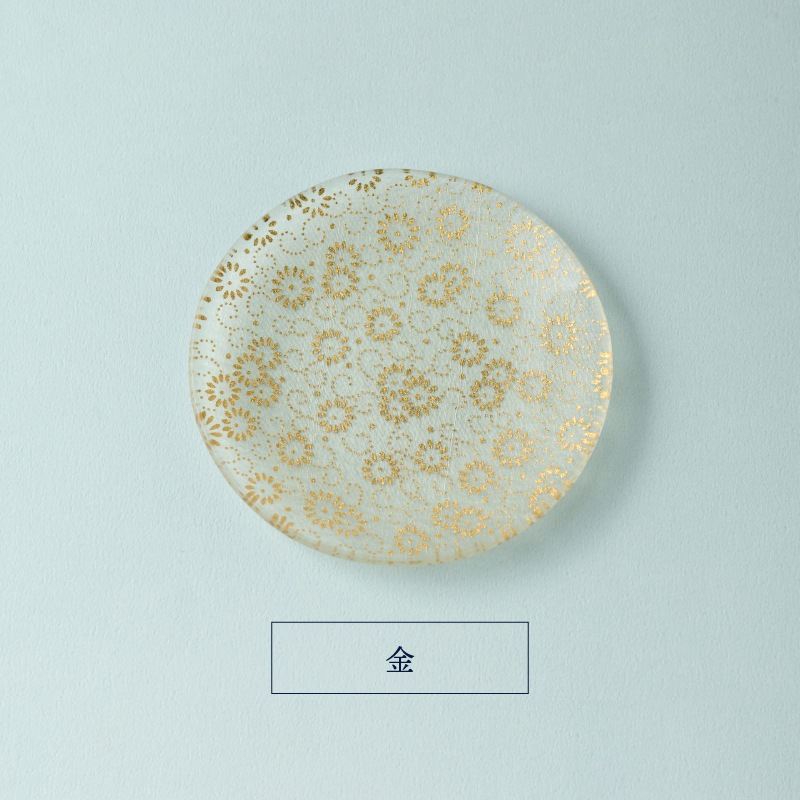 【販売終了】【期間限定・数量限定】友禅のうつわ《花小紋》（金銀セット）