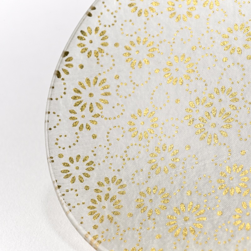 【販売終了】【期間限定・数量限定】友禅のうつわ《花小紋》（金銀セット）