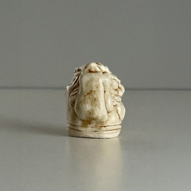 小さな鍾馗さん《黄瀬戸》