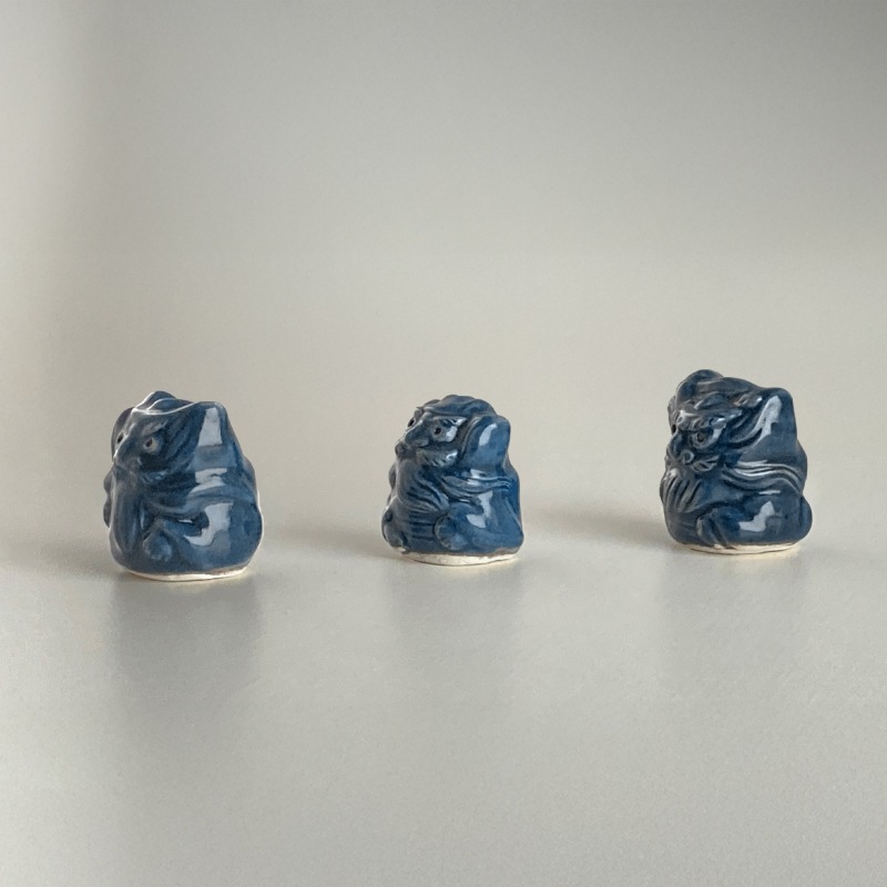 小さな鍾馗さん《青》