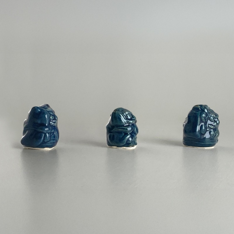 小さな鍾馗さん《青》