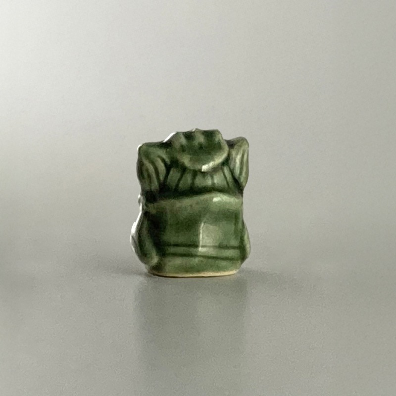 小さな鍾馗さん《織部》