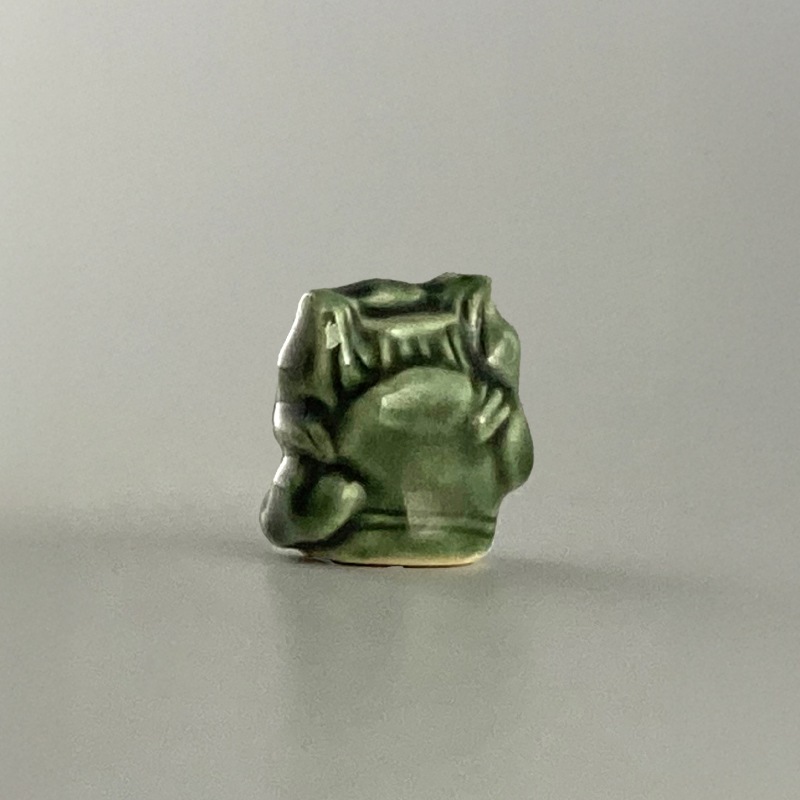 小さな鍾馗さん《織部》