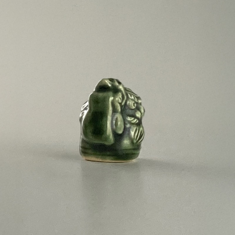 小さな鍾馗さん《織部》