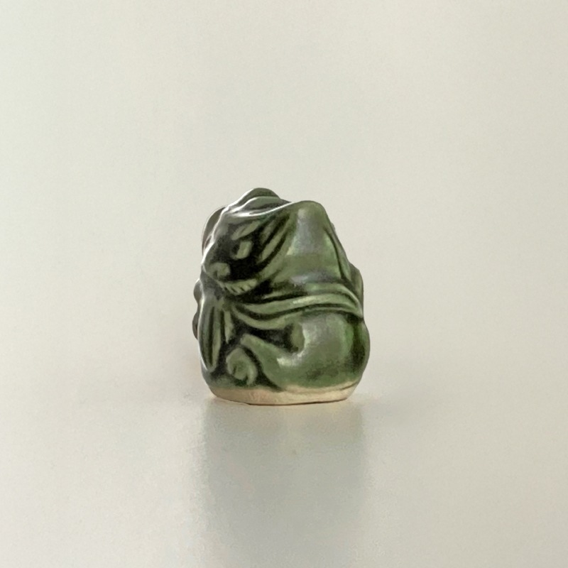 小さな鍾馗さん《織部》