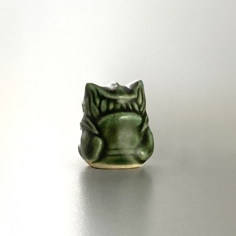 小さな鍾馗さん《織部》