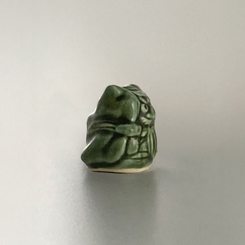 小さな鍾馗さん《織部》