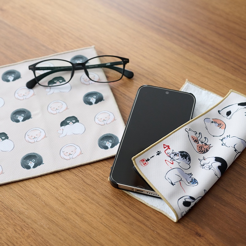 ムンク展　モクローメガネ拭き スマホもめがねも拭けるクリーナー | 雑貨