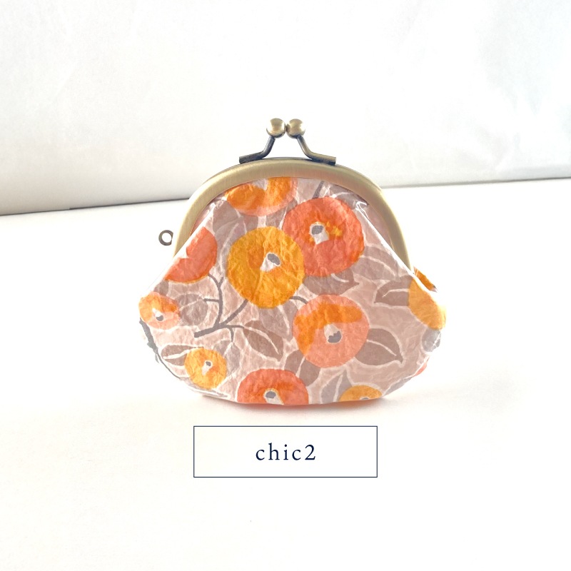【2025年11月7日発売】友禅染紙がまぐちポーチS 《chic2／chic3》