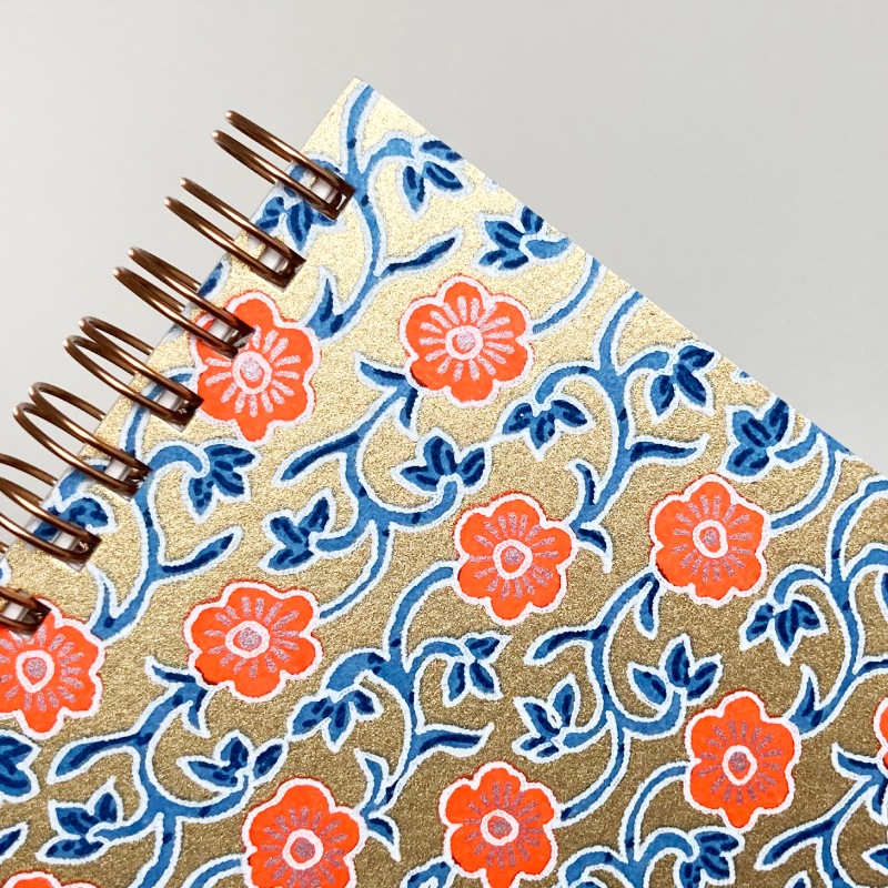 友禅和紙リングノートA6 《GARDEN1／GARDEN5》