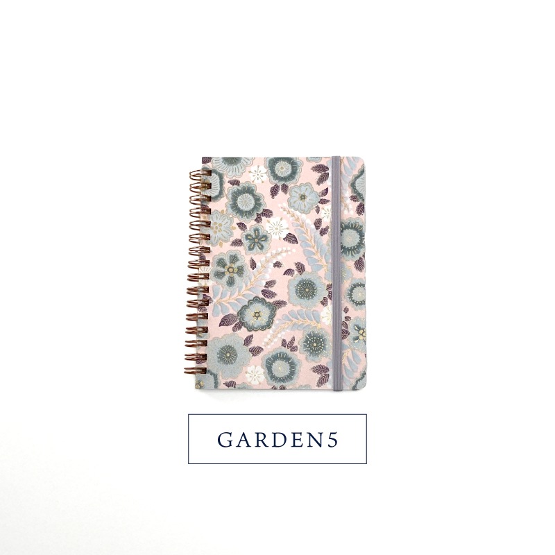 友禅和紙リングノートA6 《GARDEN1／GARDEN5》