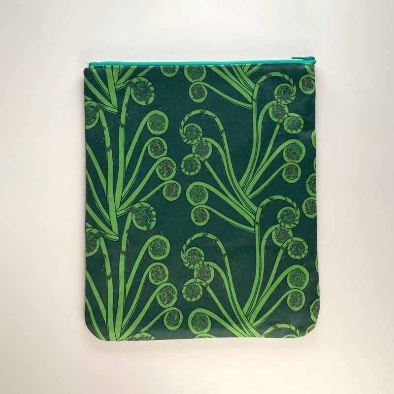 ご朱印ポーチ《こごみ／秋明菊／うろこ》