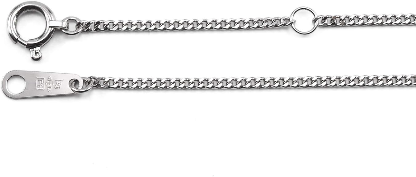 プラチナ850 喜平チェーンネックレス Pt850 2面カット 1.2mm幅