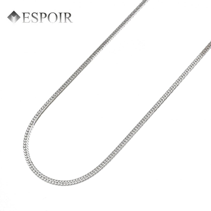 プラチナ850 喜平 ネックレス PT850 6面カットダブル 11g 45cm 造幣局