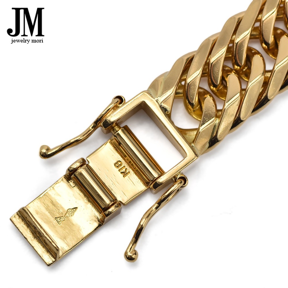 18金 喜平ブレスレット K18 トリプル8面カット 50g 20cm ダブル