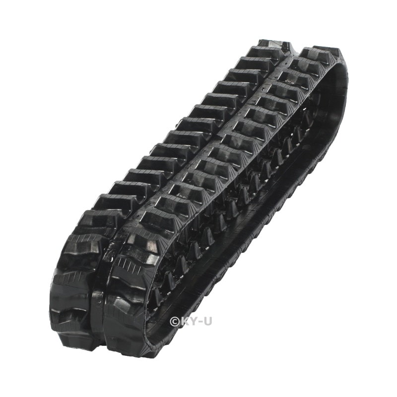 ゴムシュー1本 ゴムクローラー コマツ PC40MR-3用 0.15m3 ユンボ用パーツ 重機 ショベル バックホー ID:PS0244