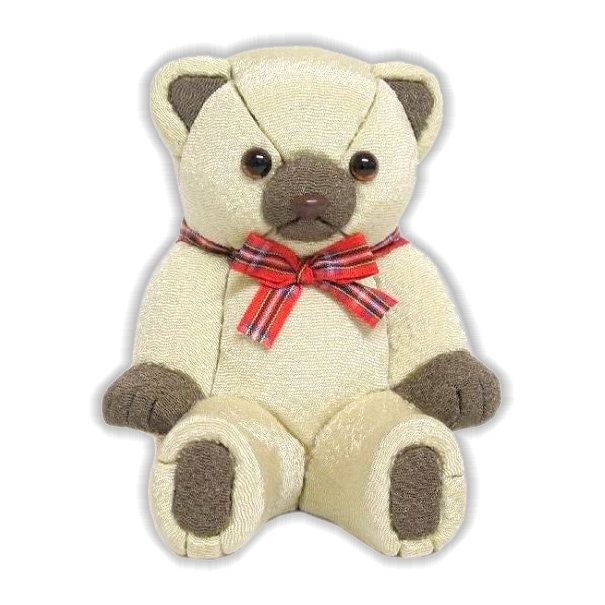 久月　木目込み手作りキット3155　『テディベア（小）B　ミルク』