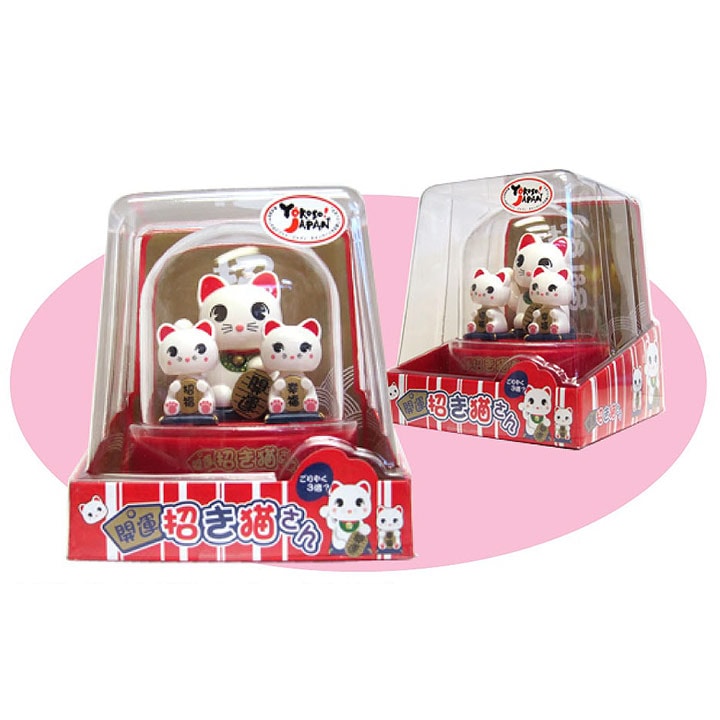 ソーラー 開運招き猫さん 322