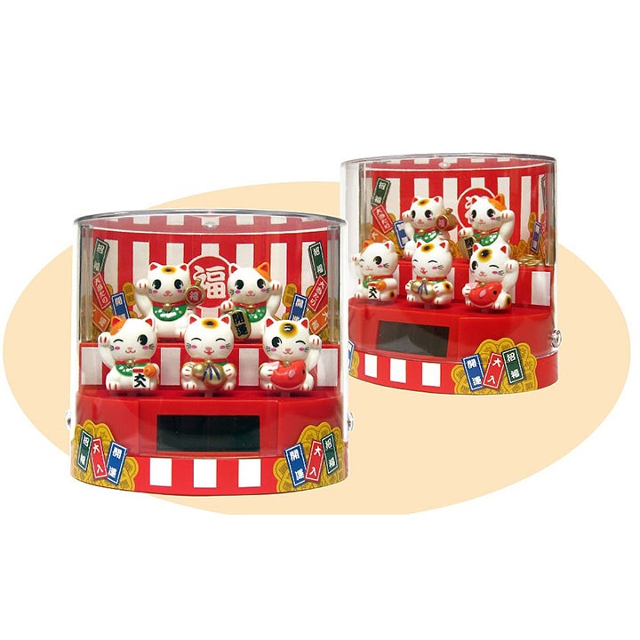 招きネゴラ　未開封 開運招き猫ソーラーBIG 未開封品 - メルカリ