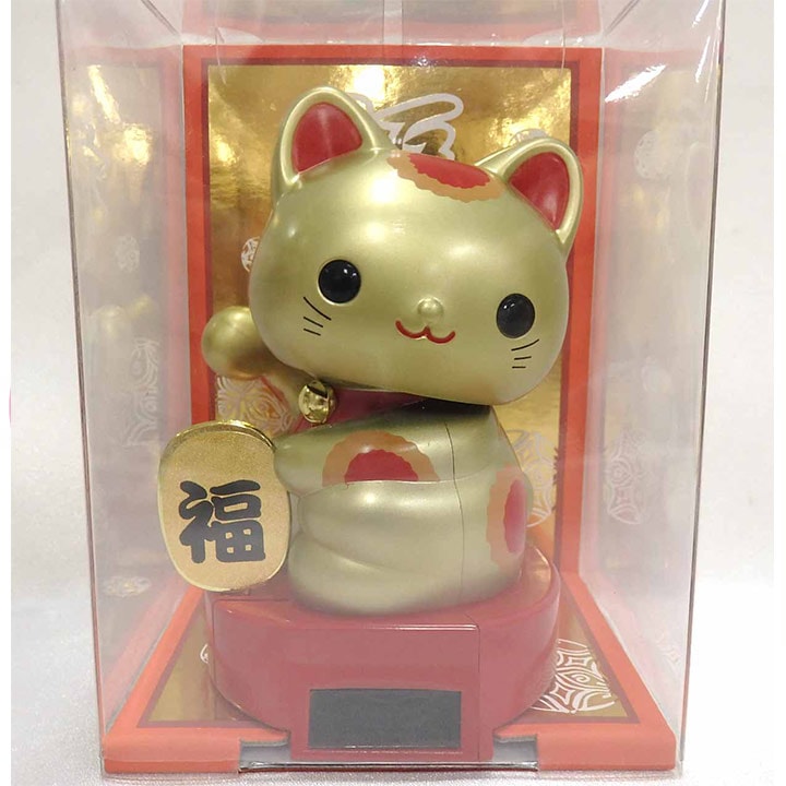 ソーラー 招き猫 金 761