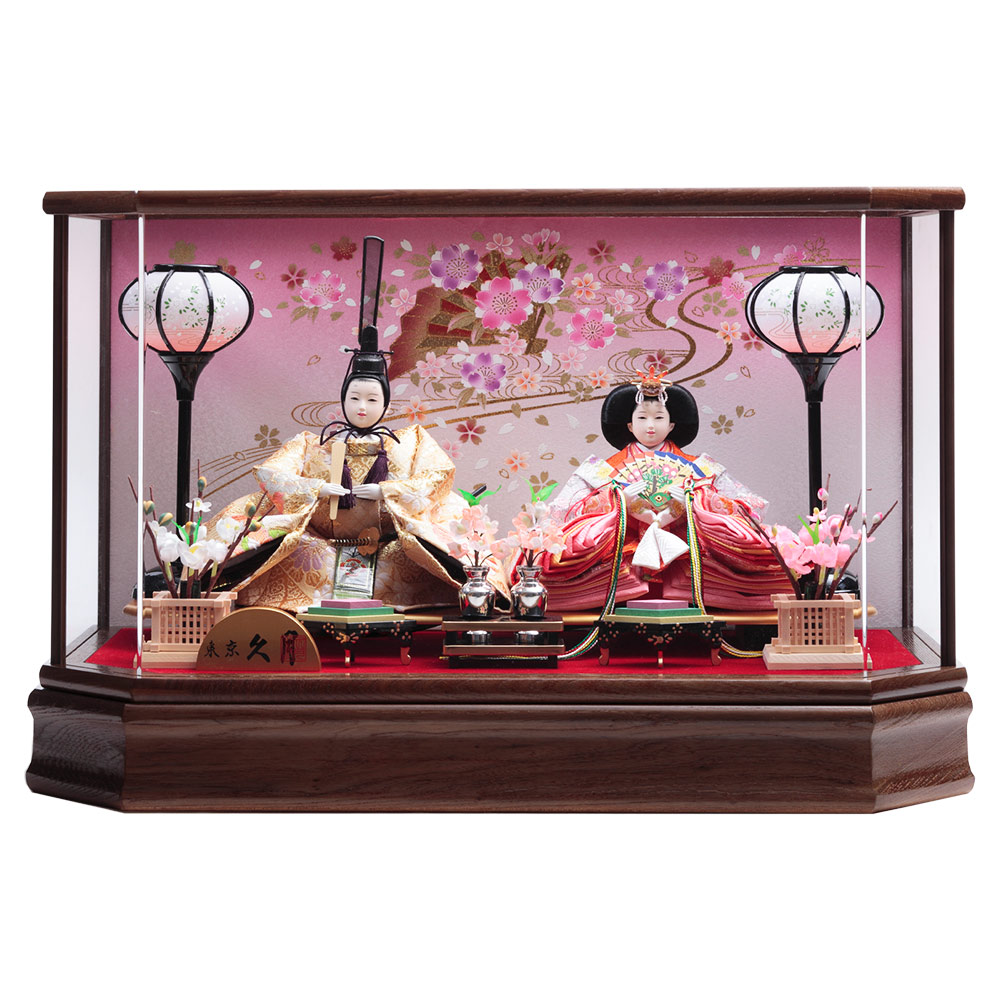 親王ケース飾り アクリルケース 72H-KK16