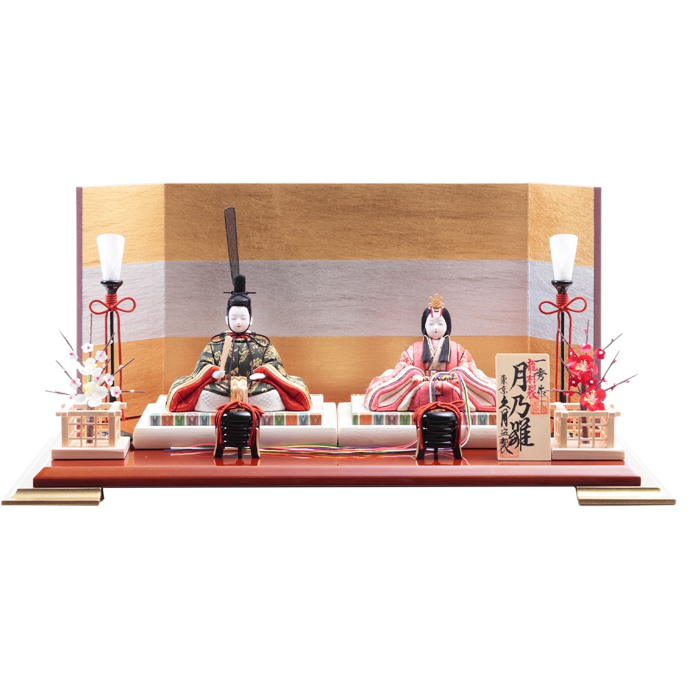 一秀作 木目込 親王飾り 73HR-M3