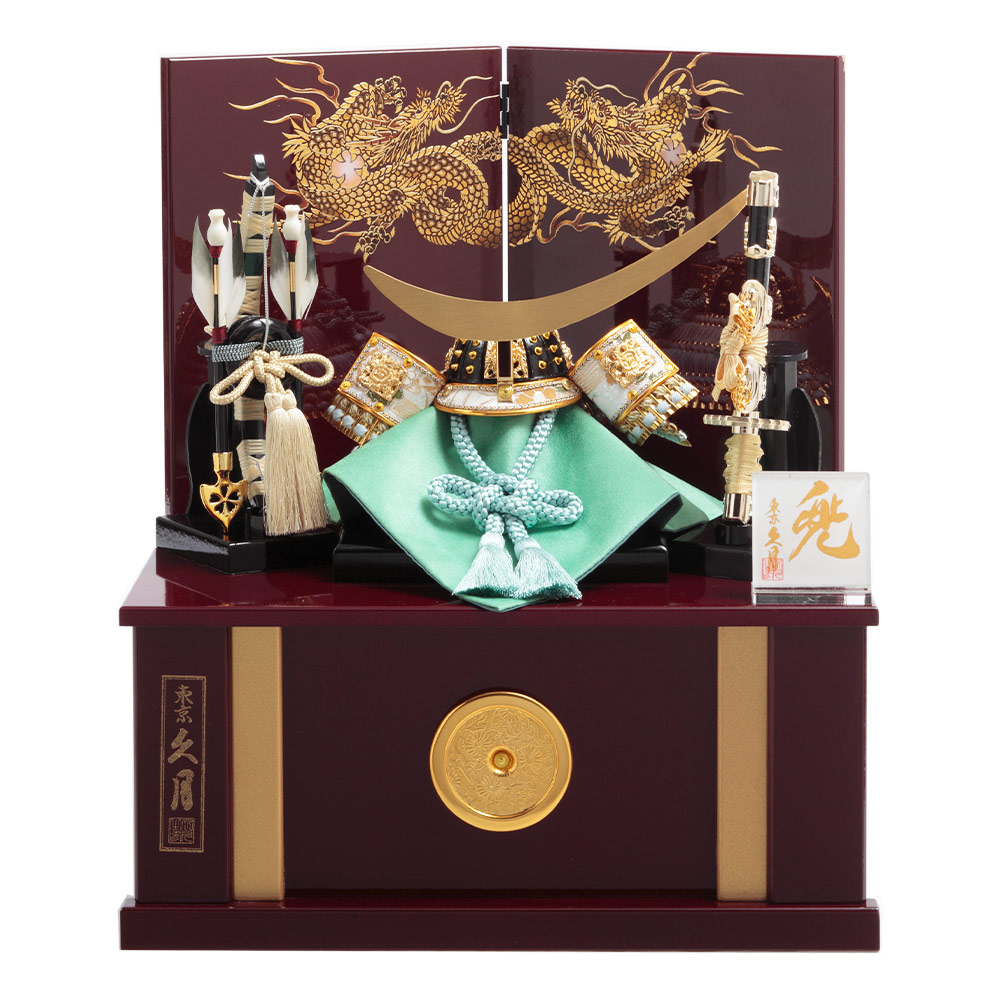 伊達政宗公　兜収納飾り　72GR-S77