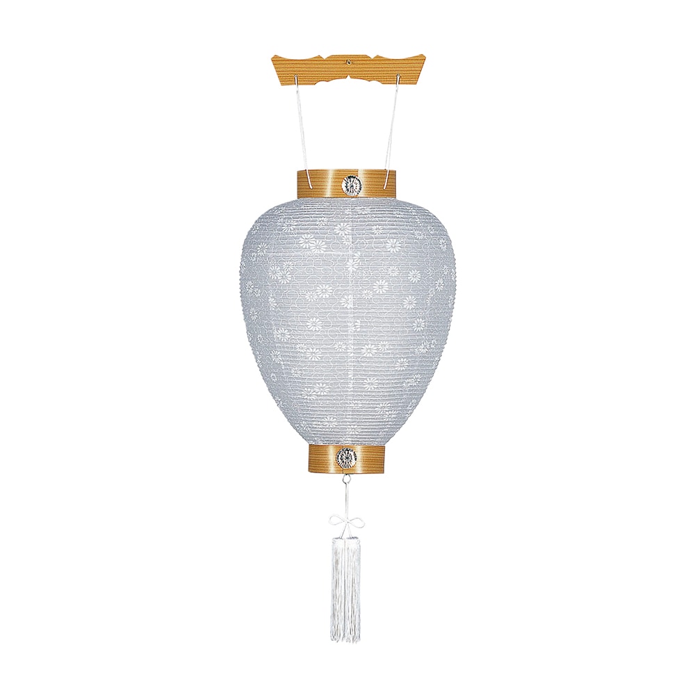 純銀吊灯篭形　菊紋ボンボニエール　124g/最大幅約7㎝東Y7-0613⭐︎1F 盆提灯 新極柾紋天 №80 | 盆提灯 | 【公式】 人形の久月オンラインストア