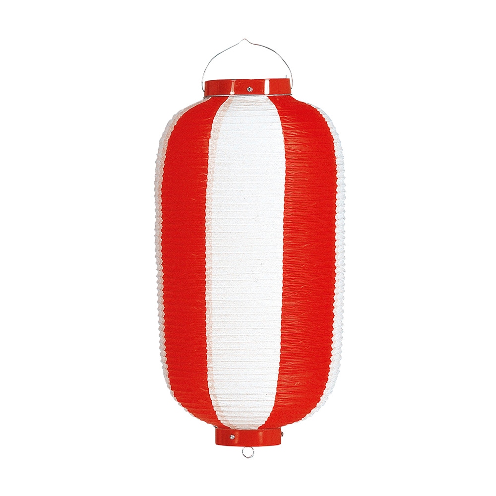 納涼提灯 九長紅白 №80650 | 季節小物 | 【公式】 人形の久月