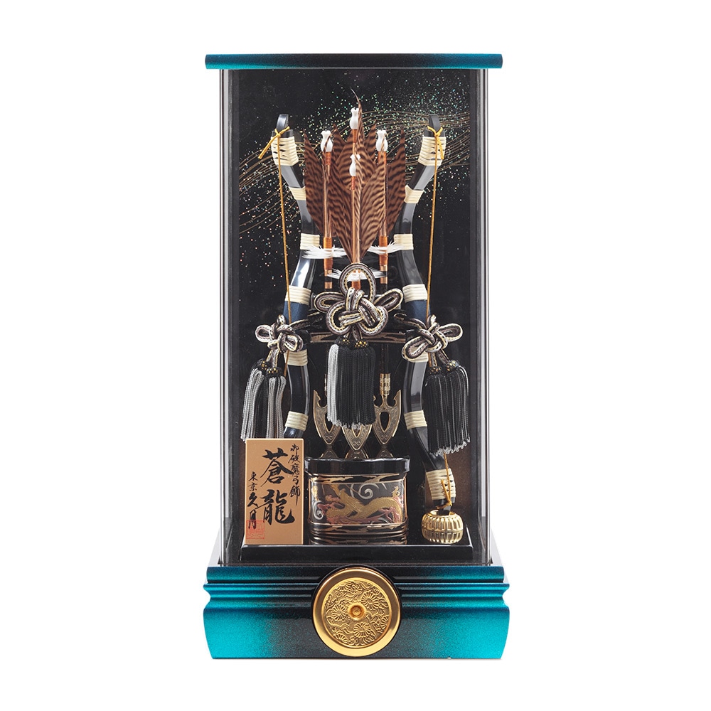 八5148【美品】伝統工芸　正月飾　御破魔弓飾　峻徳　16号 八5148【美品】伝統工芸正月飾御破魔弓飾峻徳16号