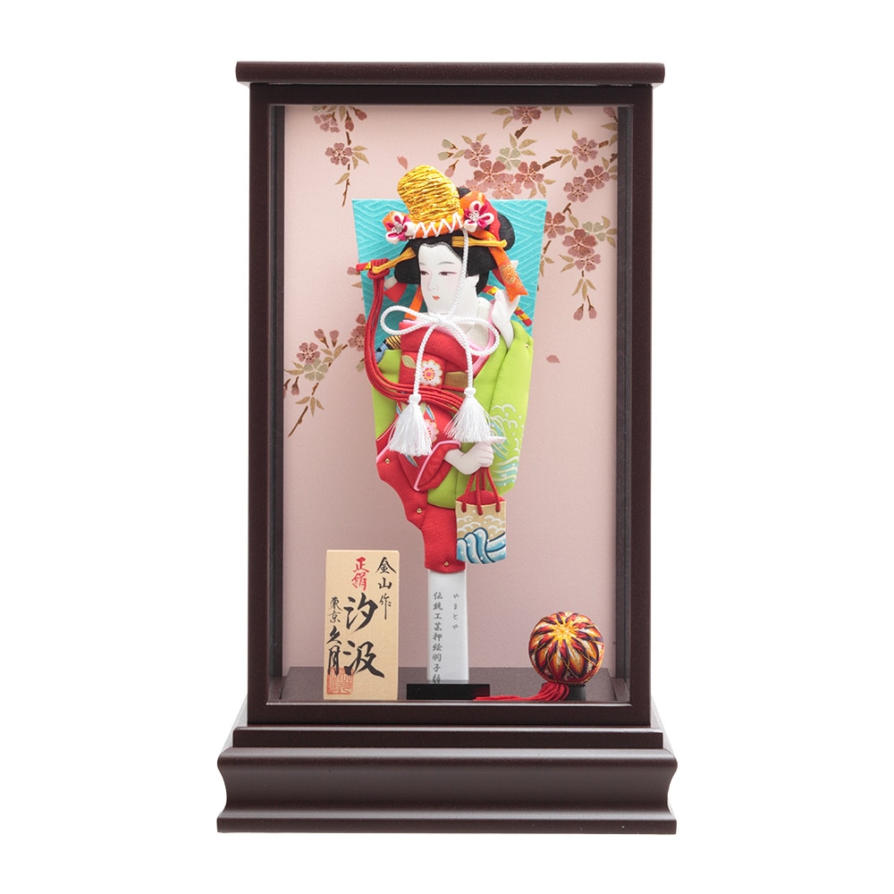 やまとや作　古典羽子板飾り　10号　ケース/板立て選択可能タイプ　73EH-37