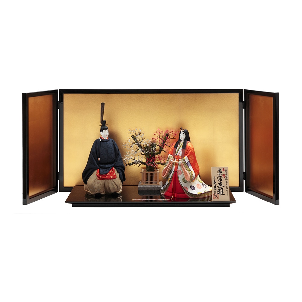 真多呂作　木目込　立親王飾り　73HR-M64-S