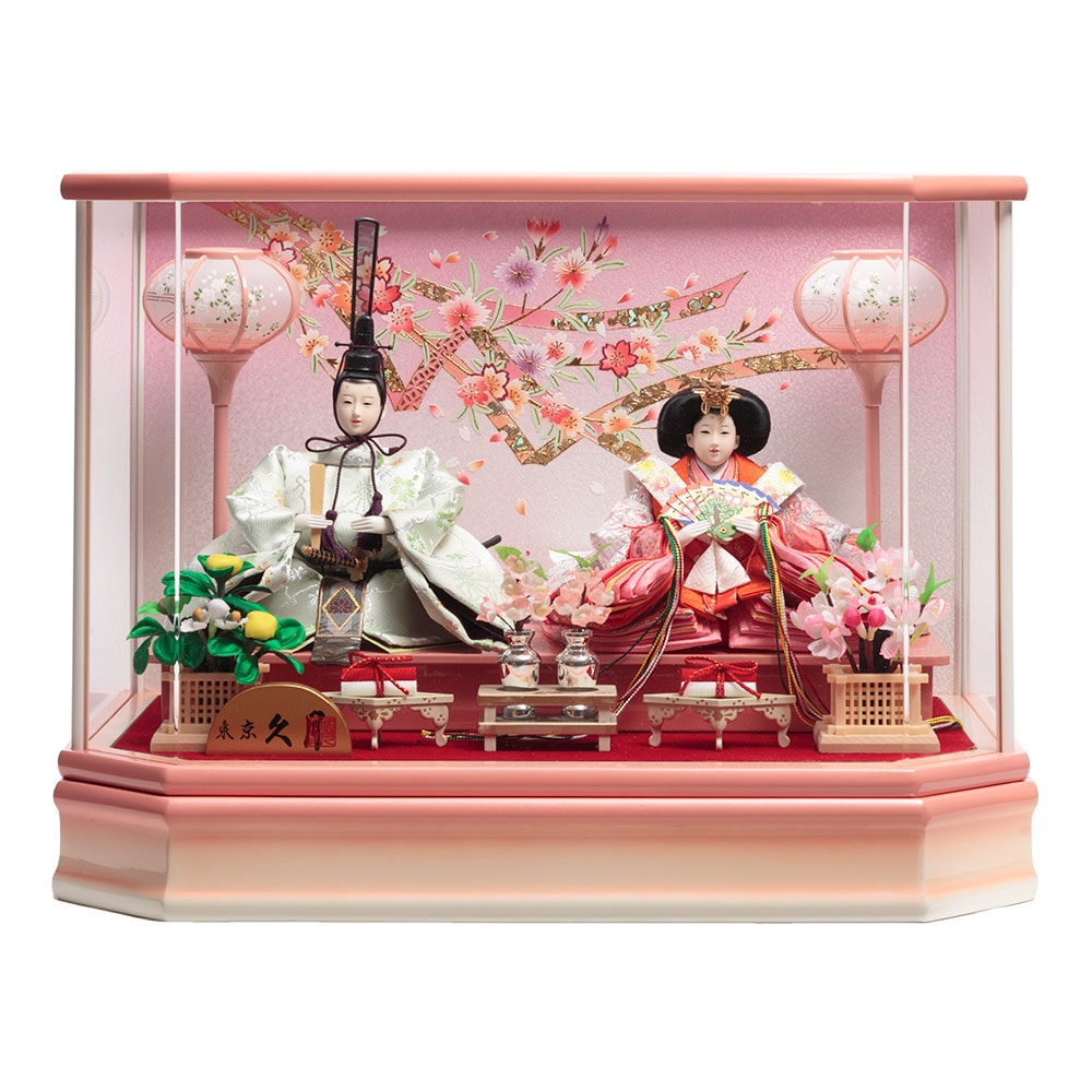 親王ケース飾り アクリルケース 73H-KK25