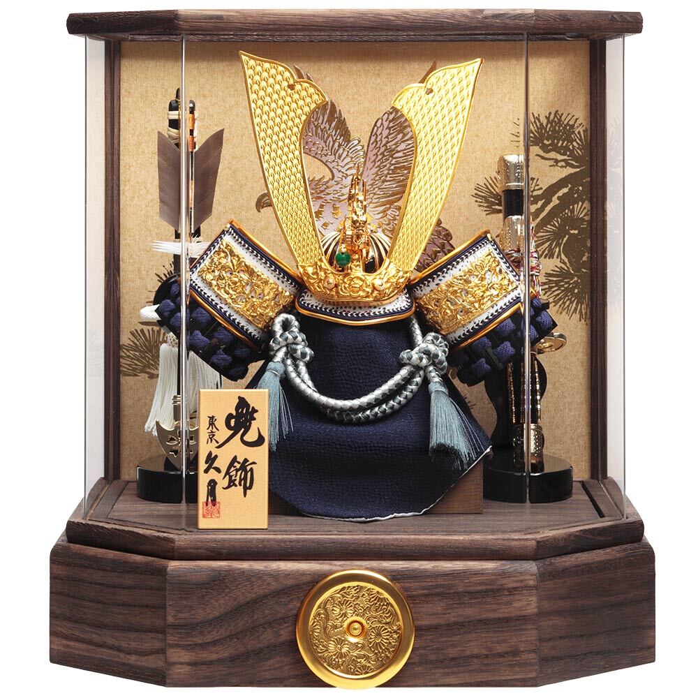 兜ケース飾り アクリルケース オルゴール付 3G-C6