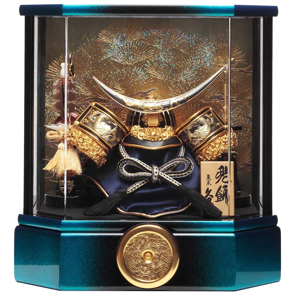 伊達政宗公 兜ケース飾り アクリルケース 3G-C41-Z