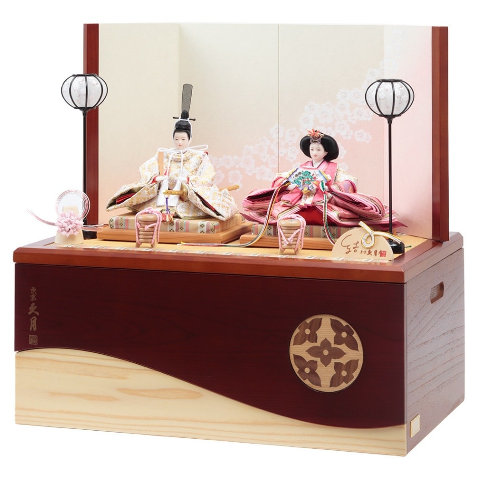 親王収納飾り 結シリーズ 春 4HR-S54-Z