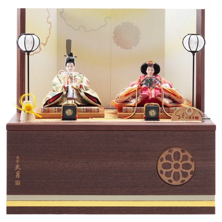 親王収納飾り 結シリーズ 冬 4HR-S57