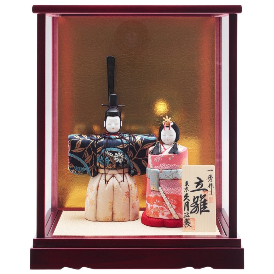 雛人形（久月・有職雛・親王飾り・一秀作・正絹・木目込み） 一秀作 木目込 親王飾り 4HR-M54 | 木目込飾り | 【公式】 人形