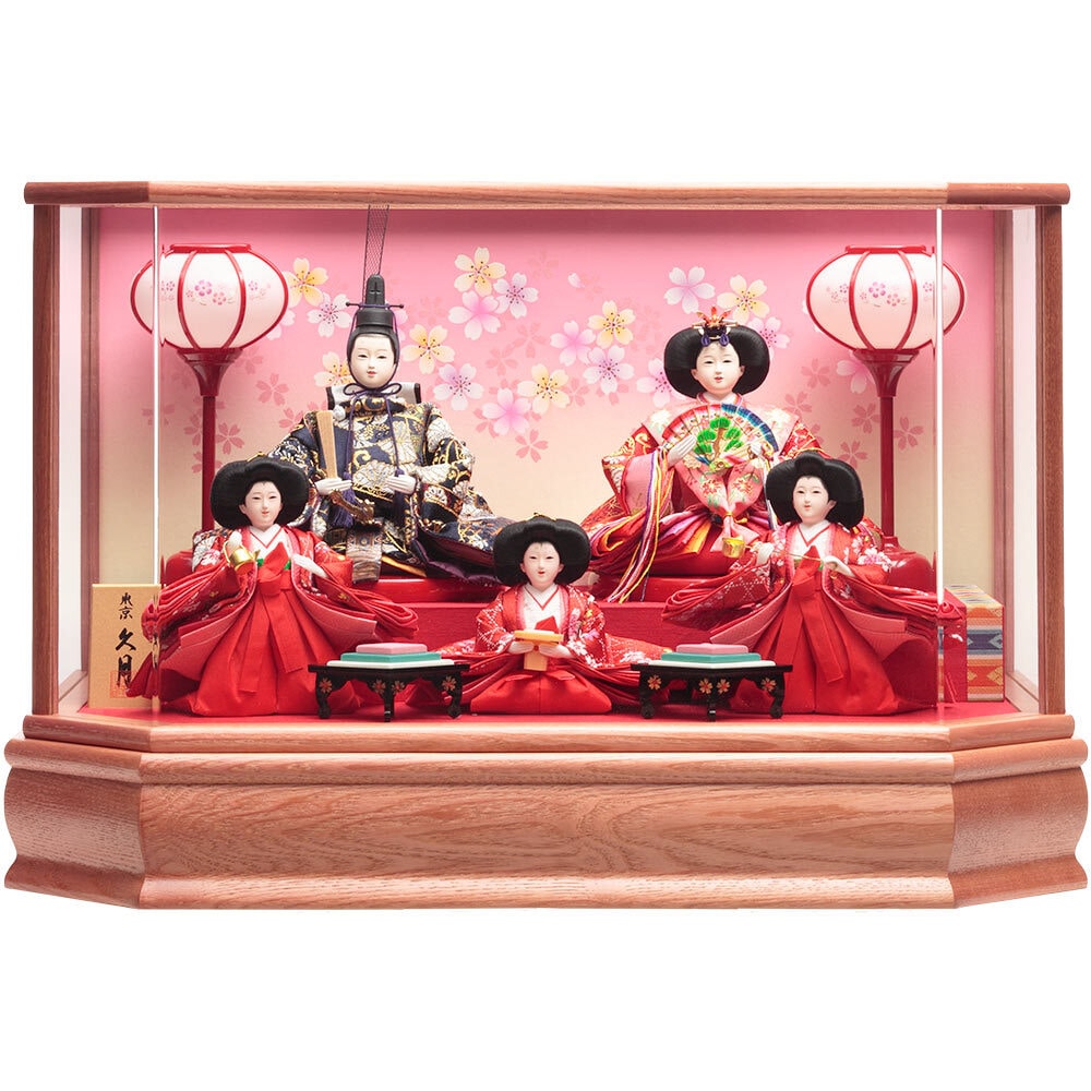 親王官女ケース飾り | 【公式】 人形の久月オンラインストア
