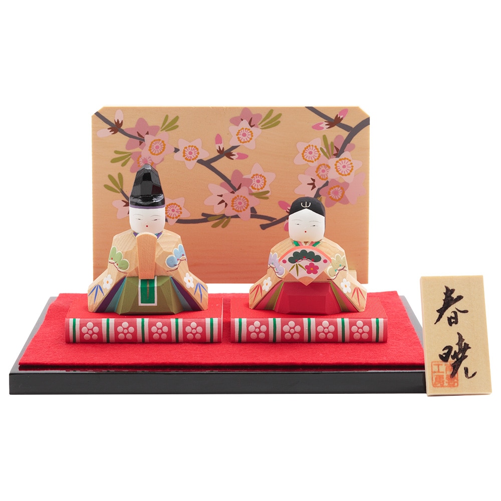 南雲作 伊予一刀彫 春暁 4H-I12