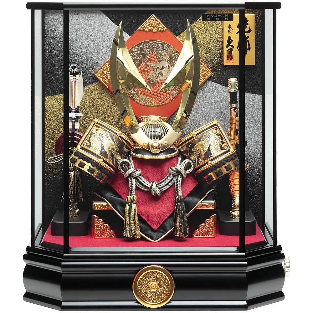 5月人形兜ライト、オルゴール付き